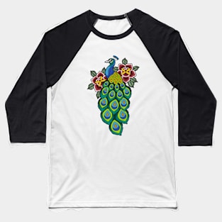 Peacock Baseball T-Shirt